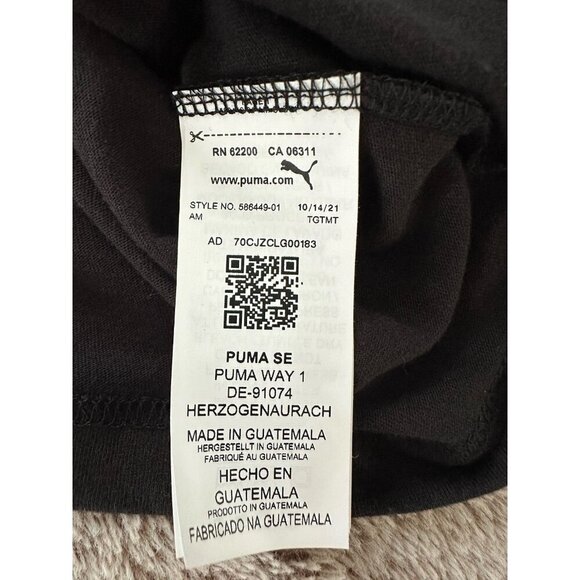 Puma Essentials Logo Crew Neck Short Sleeve T-Shirt Mens Black Size S 586449 New - Picture 11 of 14